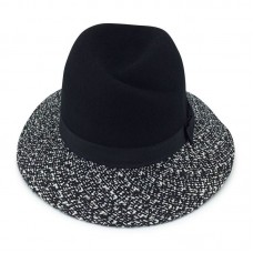 Alpas Simone Mujer&apos;s Organic Wool Felt Fabric Blend Hat Black  eb-21610827